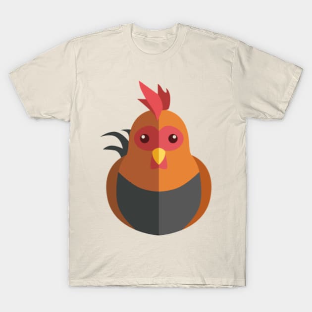 rooster T-Shirt by gupikus